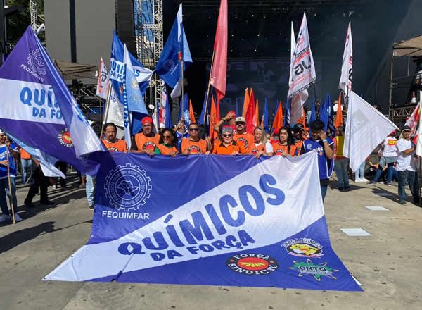 1º de Maio Unificado das centrais no Vale do Anhangabaú