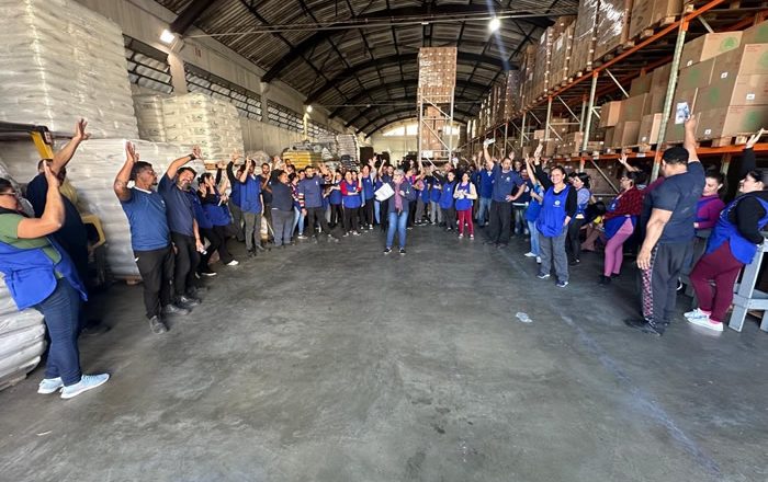 Assembleia com os(as) trabalhadores(as) da Monte Líbano Brinquedos, na Vila Guilherme.