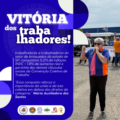 Vitória dos trabalhadores e trabalhadoras!