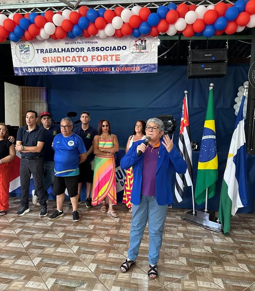 1º de Maio, o Sindicato dos Químicos e Farmacêuticos de Itapecerica da Serra e Região
