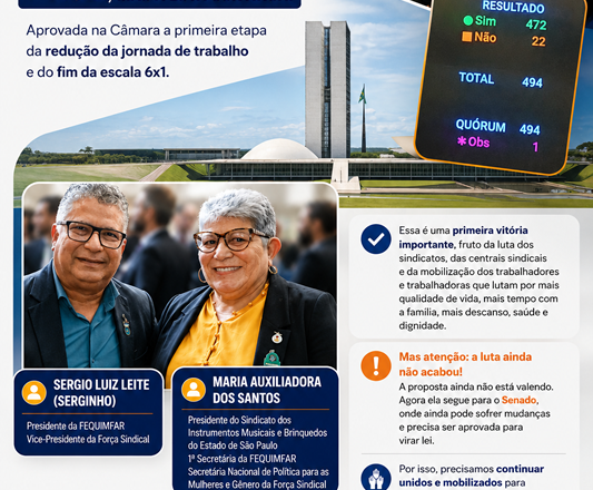 VITÓRIA DA CLASSE TRABALHADORA! A LUTA CONTINUA!